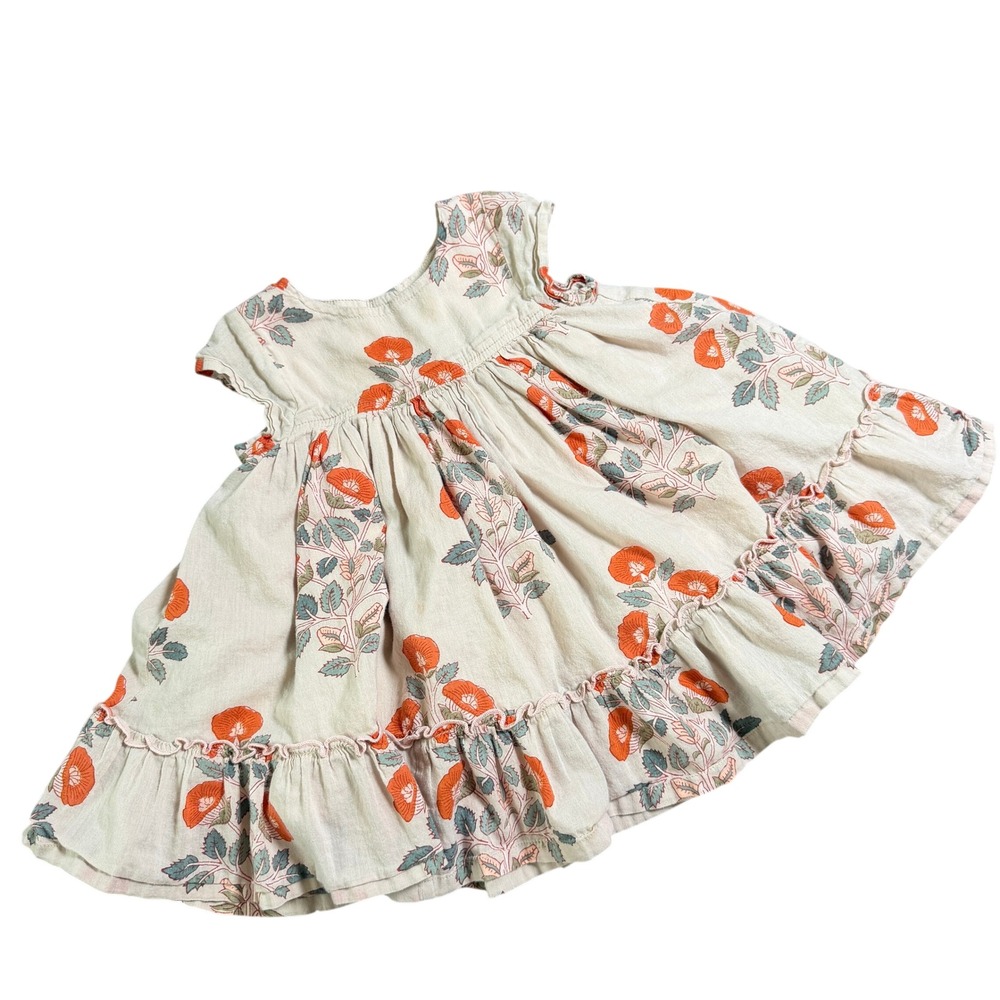 Pink Chicken New York Floral Dress 12/18M Boho Beachy Botanical
